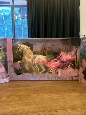 🐴 Barbie as Rapunzel — Botticelli & Carriage | NEVER OPENED | 2002 Mattel